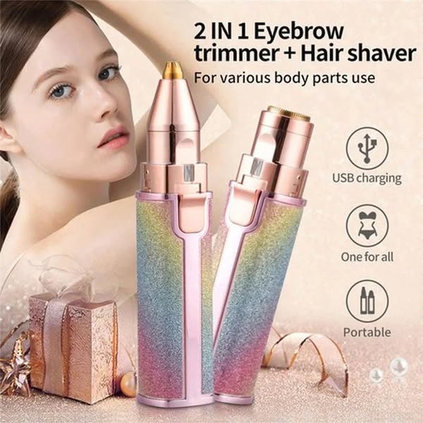 Flawless Facial Hair Remover 2-in-1